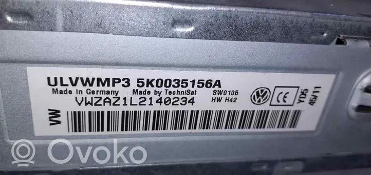 Volkswagen Caddy Moduł / Sterownik dziku audio HiFi 5K0035156A