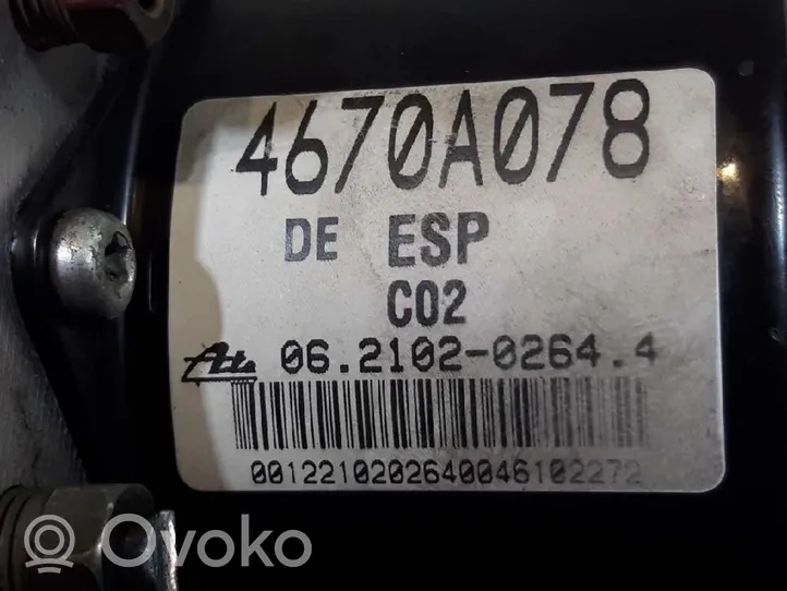 Mitsubishi Grandis Pompe ABS 4670A078