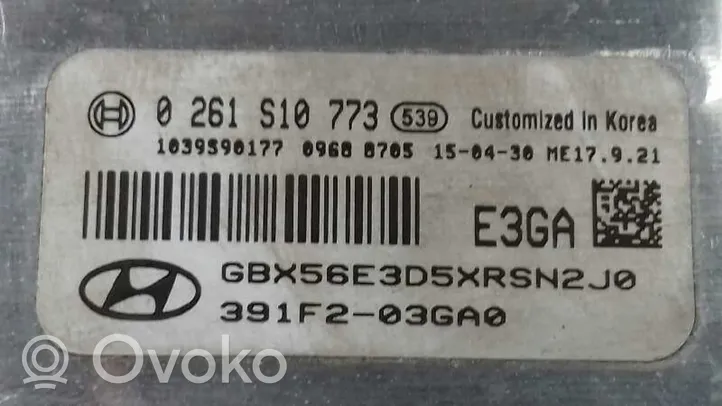 Hyundai i20 (GB IB) Komputer / Sterownik ECU silnika 391F203GA0