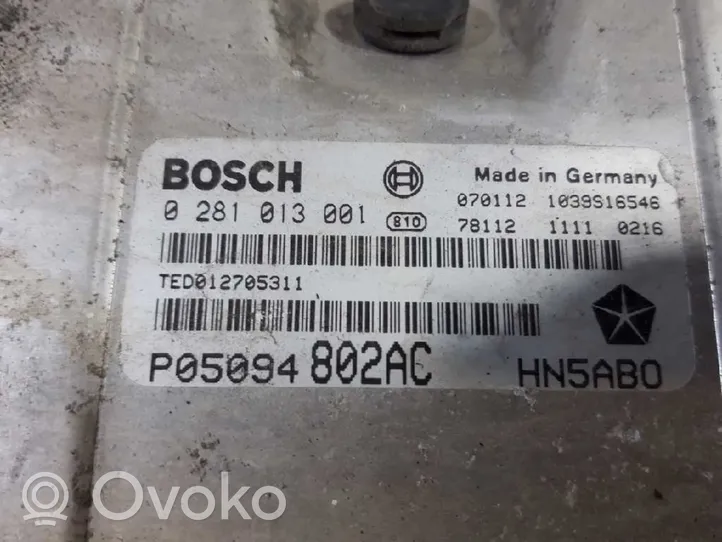 Chrysler Voyager Engine control unit/module ECU P05094802AC