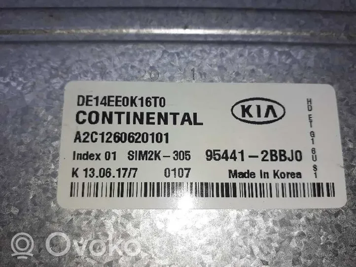 KIA Niro Motora vadības bloka ECU 954412BBJ0