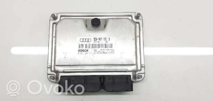 Audi A4 Allroad Komputer / Sterownik ECU silnika 8E0907551B