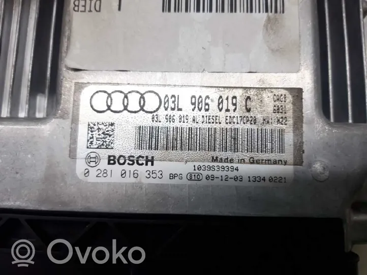 Audi A4 Allroad Moottorin ohjainlaite/moduuli (käytetyt) 03L906019C