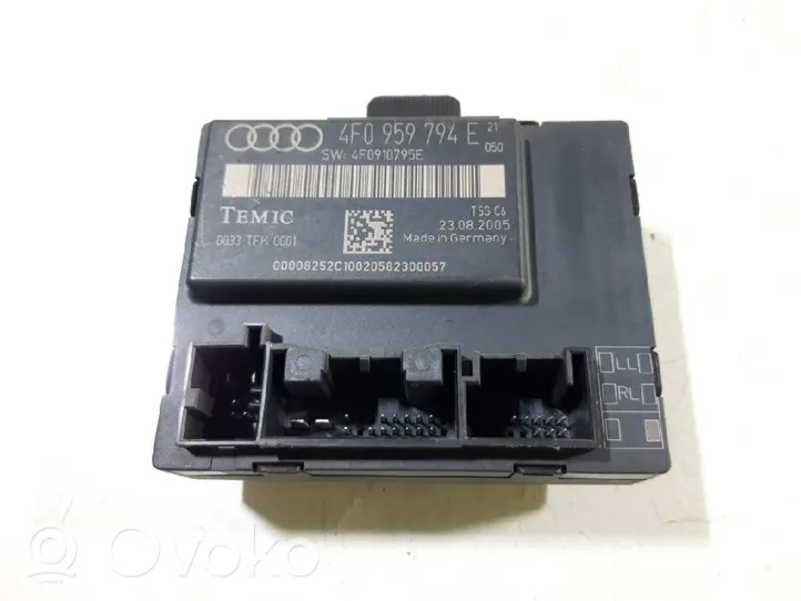 Audi A6 S6 C6 4F Centralina cancello 4F0959794E