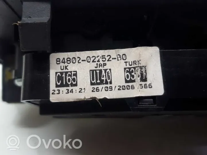 Toyota Corolla Verso E121 Przyciski szyb 8480202252B0