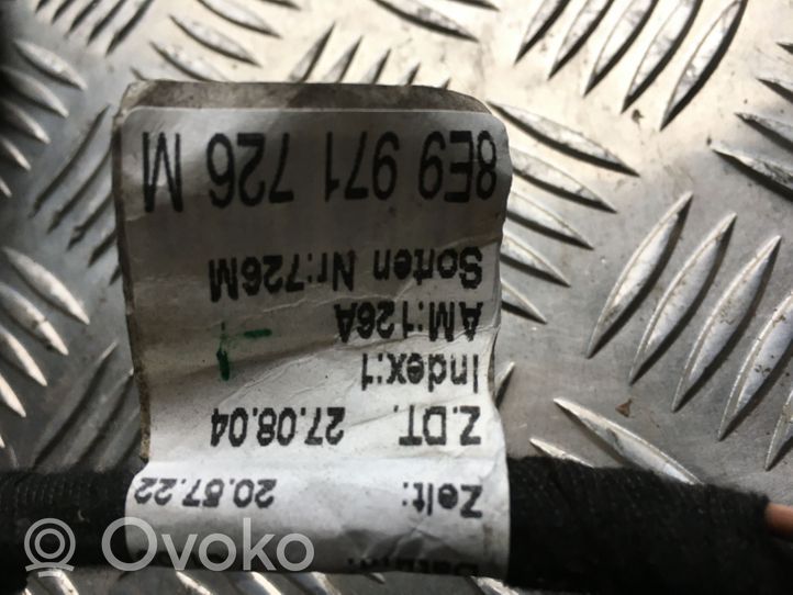 Audi A4 S4 B7 8E 8H Wiązka przewodów klapy tylnej / bagażnika 8E9971726M