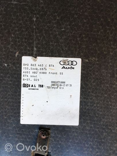 Audi A3 S3 8P Tavaratilan pohjan tekstiilimatto 8P0863463C