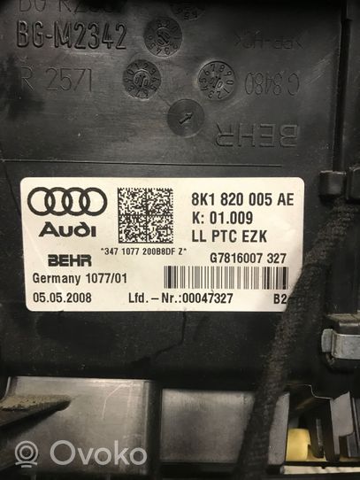 Audi A4 S4 B8 8K Commande de chauffage et clim 8K1820005AE