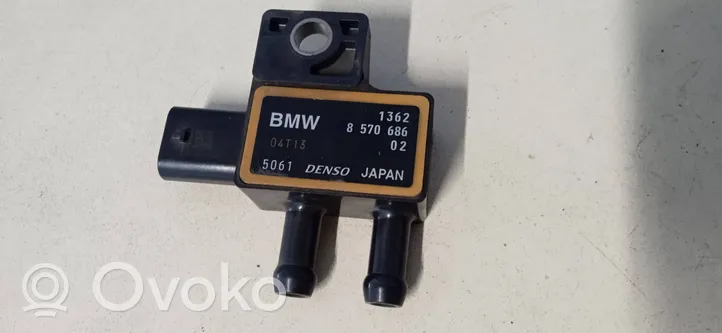 BMW 3 F30 F35 F31 Sensore di pressione dei gas di scarico 8570686