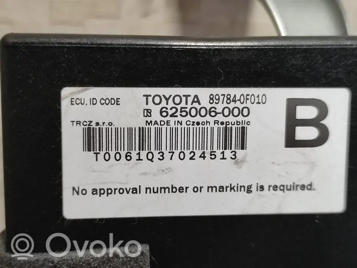 Toyota Verso Autres unités de commande / modules 897840F010
