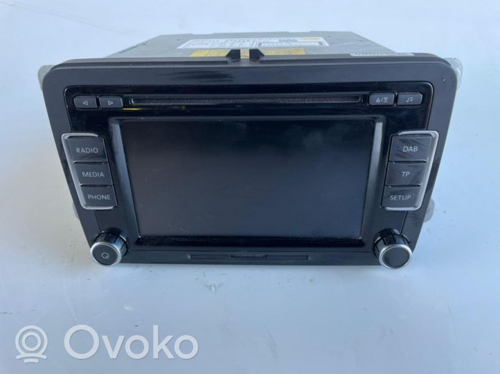 Volkswagen Scirocco Radio/CD/DVD/GPS-pääyksikkö 3C8035195A