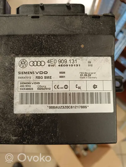 Audi A8 S8 D3 4E Module confort 4E0909131