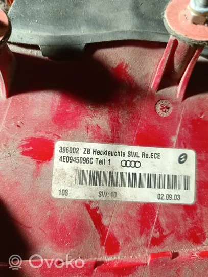 Audi A8 S8 D3 4E Luci posteriori 4E0945096C