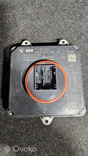 BMW 7 G11 G12 Module de contrôle de ballast LED 7439092