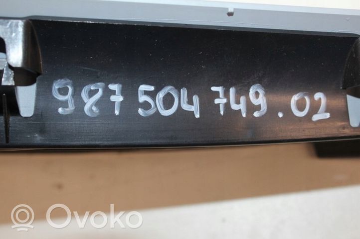 Porsche Cayman 987 Grill / Wlot powietrza błotnika przedniego 98750474902