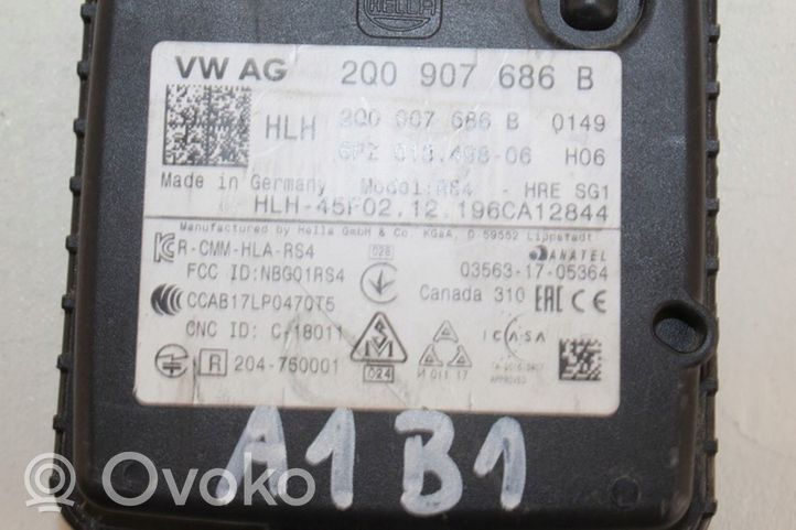 Volkswagen Golf VIII Capteur radar d'angle mort 2Q0907686B