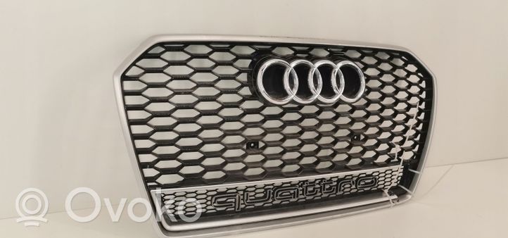 Audi RS6 C7 Rejilla superior del radiador del parachoques delantero 4G0853653N