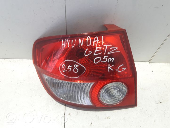 Hyundai Getz Задний фонарь в кузове 