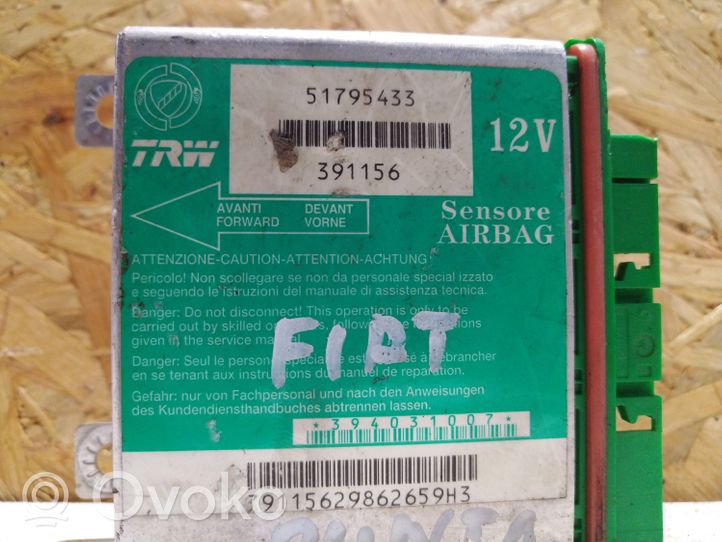 Fiat Punto (199) Sterownik / Moduł Airbag 51795433