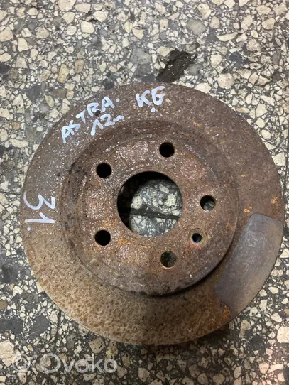 Opel Astra J Rear brake disc 