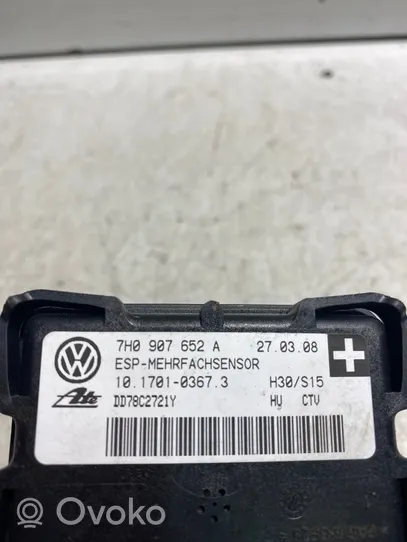 Volkswagen Golf V Sensore di imbardata accelerazione ESP 7H0907652A