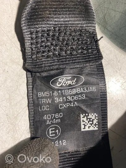 Ford Focus Pas bezpieczeństwa fotela tylnego BM51611B68BA