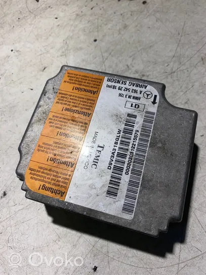 Mercedes-Benz ML W163 Module de contrôle airbag A1635422918