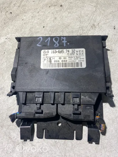 Mercedes-Benz ML W163 Unité de commande, module PDC aide au stationnement A1635457432