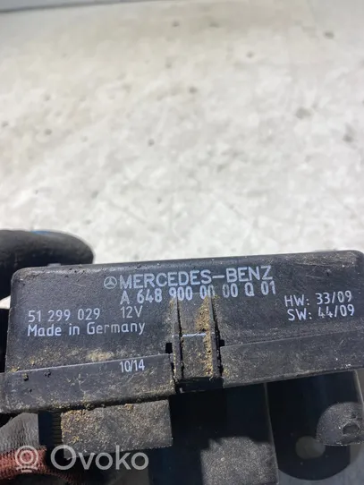 Mercedes-Benz ML W163 Glow plug pre-heat relay A6489000000