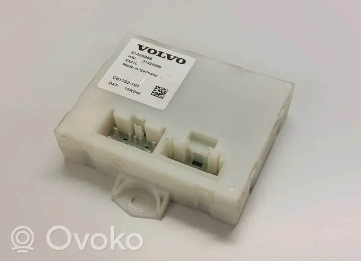 Volvo XC60 Bagažinės dangčio valdymo blokas 31425968