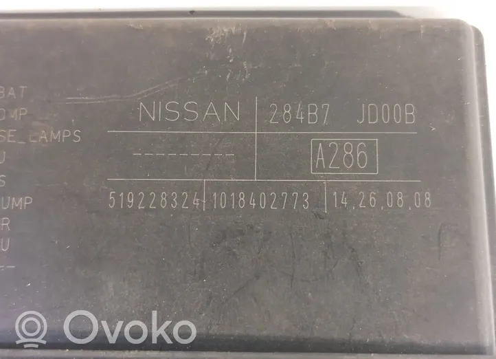 Nissan Qashqai Boîte à fusibles 284B7JD00B