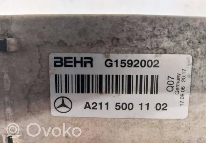 Mercedes-Benz E W211 Radiatore di raffreddamento A2115050855