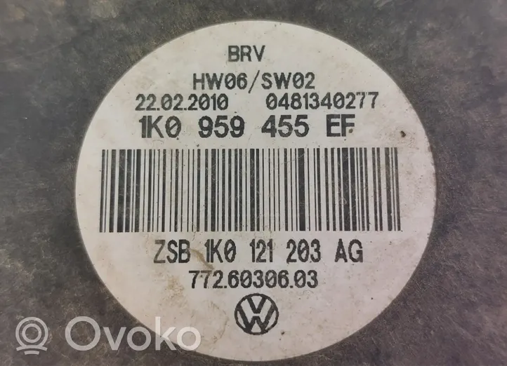 Volkswagen Caddy Ventilateur de refroidissement de radiateur électrique 1K0121205AA