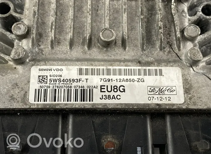 Ford Galaxy Sterownik / Moduł ECU 7G91-12A650-ZG