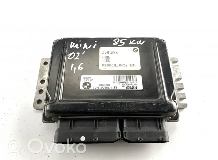 Mini One - Cooper R50 - 53 Calculateur moteur ECU 7520019