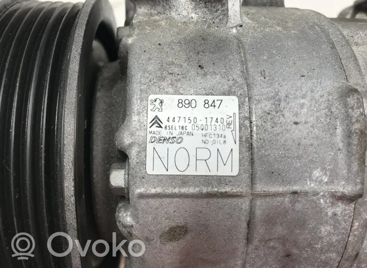 Citroen DS4 Kompresor / Sprężarka klimatyzacji A/C 05004310