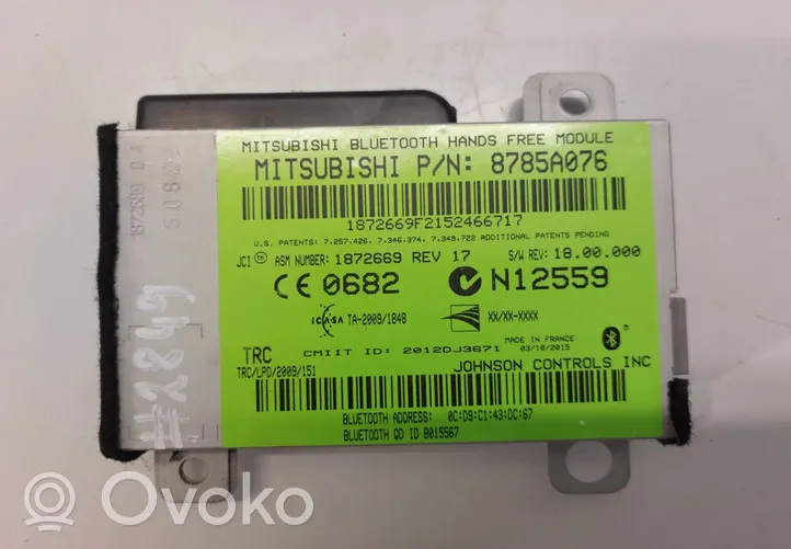 Mitsubishi L200 Sterownik / Moduł sterujący telefonem 8785A076