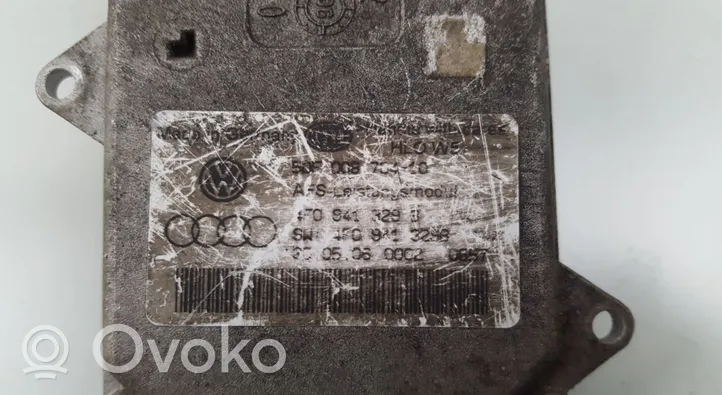 Audi A6 S6 C6 4F Sterownik / moduł świateł Xenon 4F0941329B