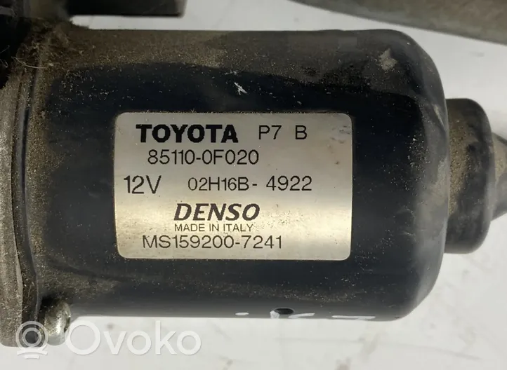 Toyota Corolla Verso E121 Etupyyhkimen vivusto 85110-0F020