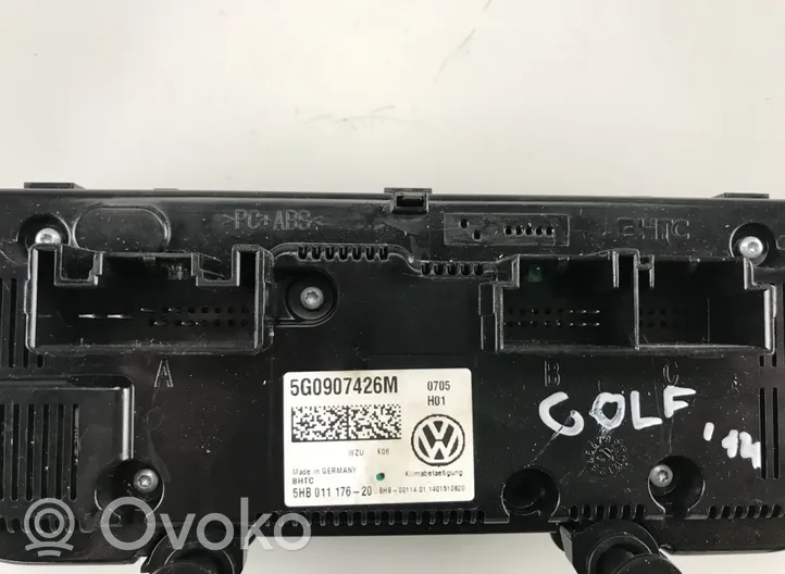 Volkswagen Golf VII Ilmastoinnin ohjainlaite 
