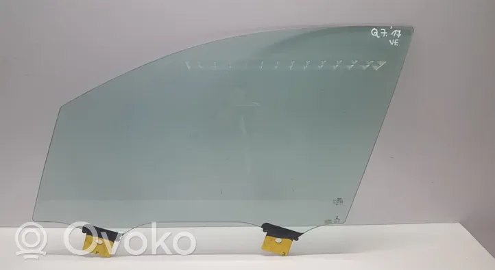 Audi Q7 4M Front door window glass four-door 43R-00050