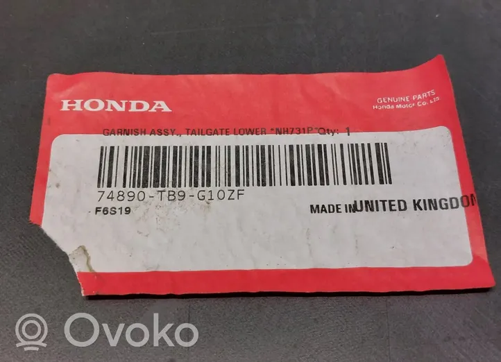 Honda Civic IX Garniture de hayon 74890-TB9-G000