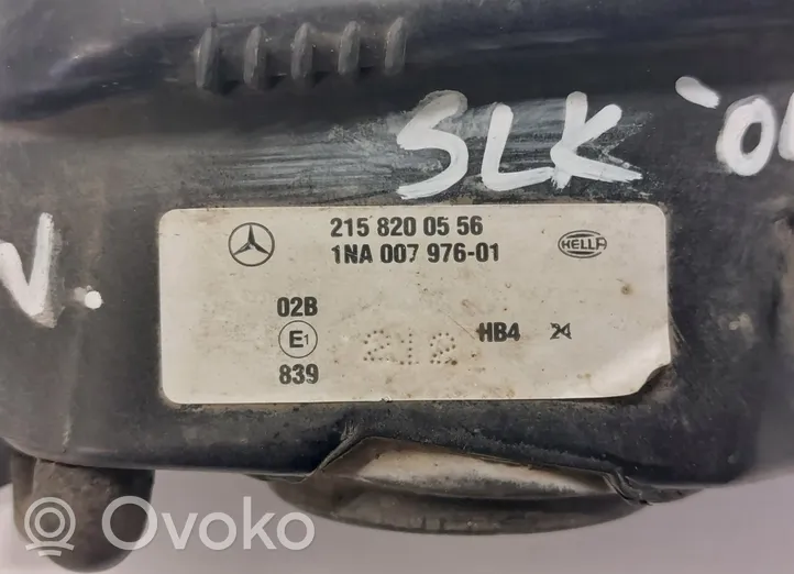 Mercedes-Benz SLK R170 Feu antibrouillard avant A2158200556