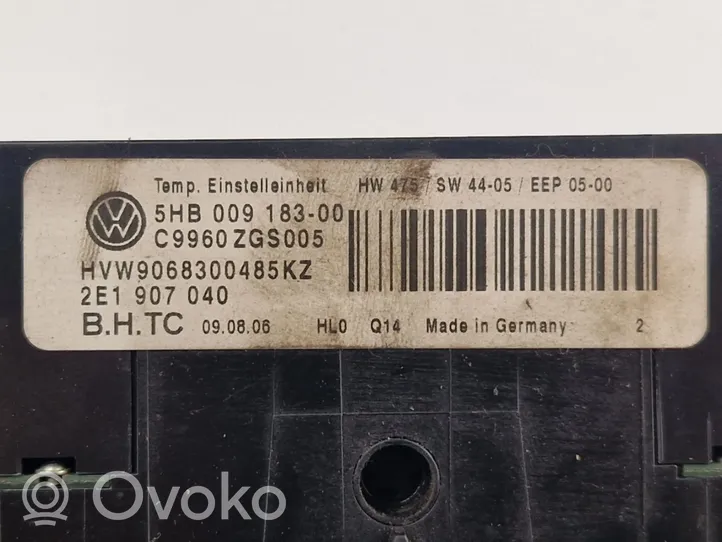 Volkswagen Crafter Unité de contrôle climatique 5HB00918300