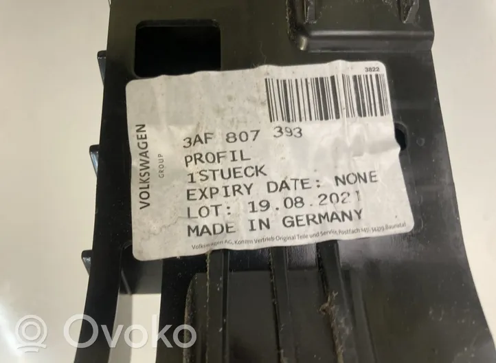 Volkswagen PASSAT B7 Support de pare-chocs arrière 3AF807393