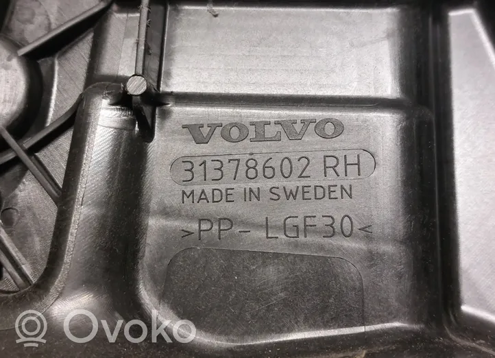 Volvo S90, V90 Meccanismo di sollevamento del finestrino posteriore senza motorino 31378602
