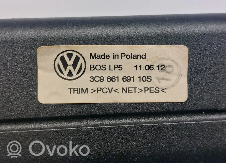 Volkswagen PASSAT B7 Tavaratilan jakaja 3C9861691