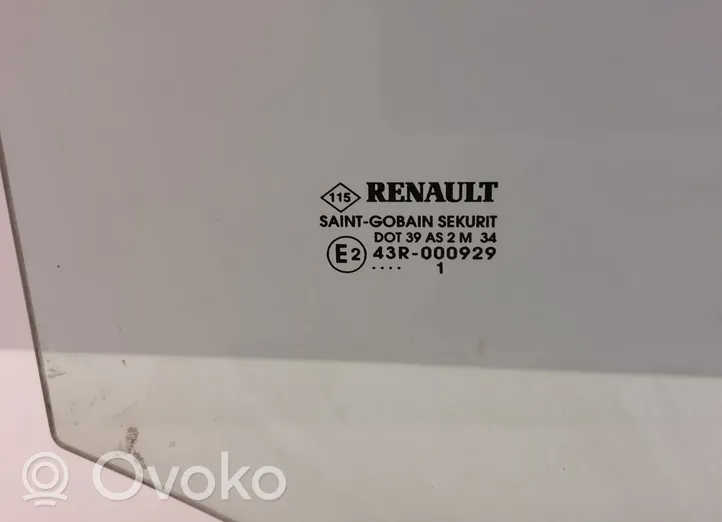 Renault Kangoo II Pagrindinis priekinių durų stiklas (keturdurio) 8200439462