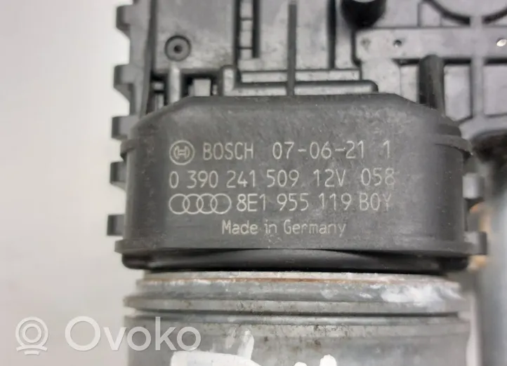 Audi A4 S4 B7 8E 8H Mechanizm wycieraczek szyby przedniej / czołowej 8E1955023E