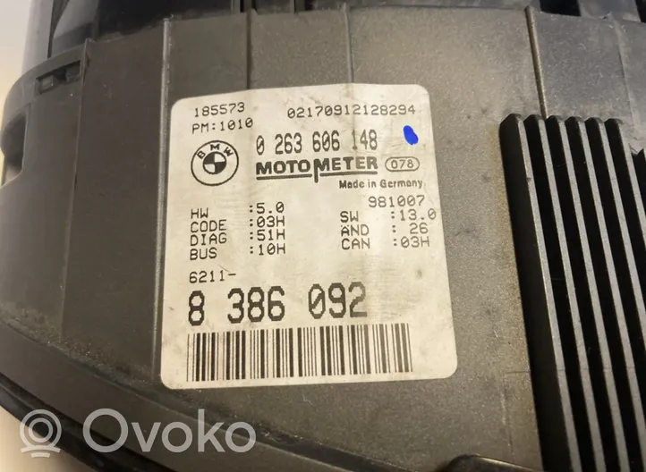 BMW 3 E46 Licznik / Prędkościomierz 0263606148